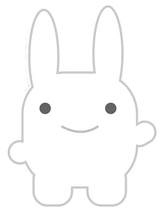 Cute cartoon bunny