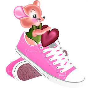 Valentine's Day mouse