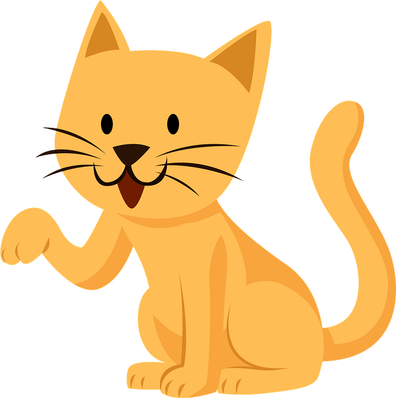 Friendly ginger cat