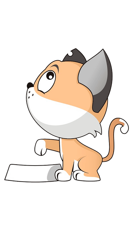 Cute cat with bowl