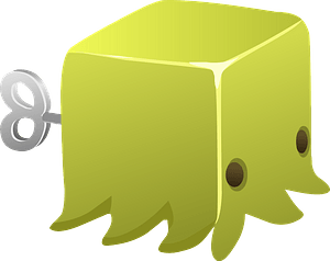 Cartoon squid