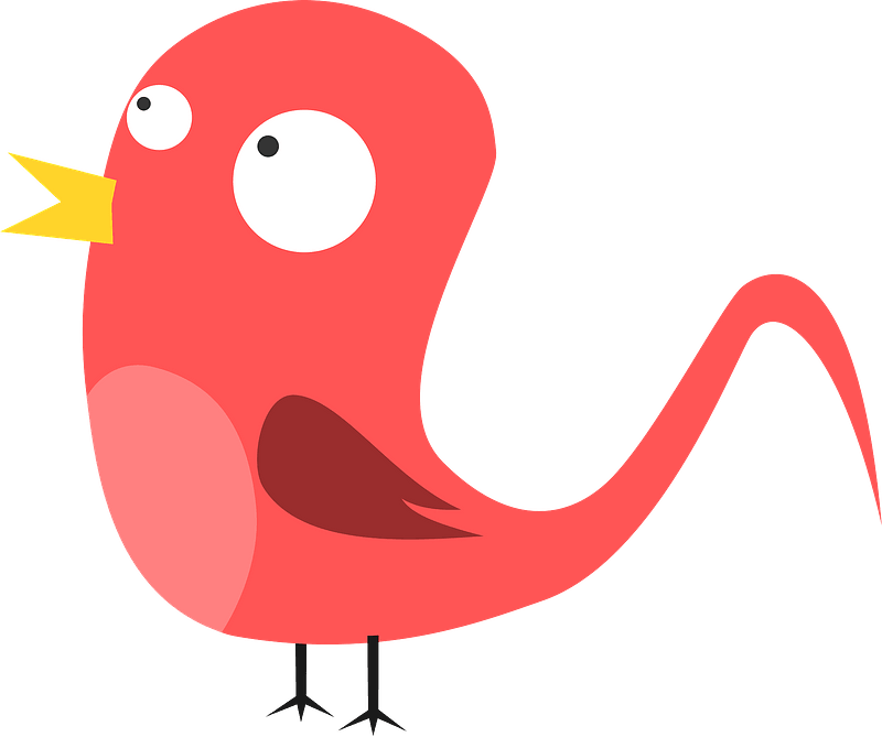 Pink bird