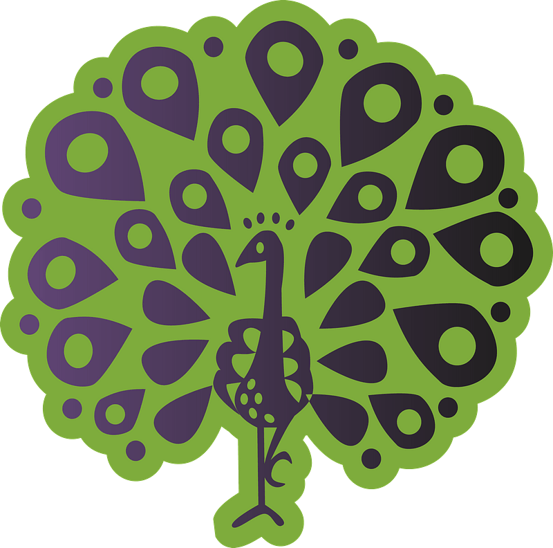 Green peacock