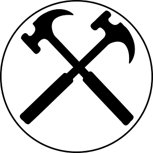 Crossed hammers