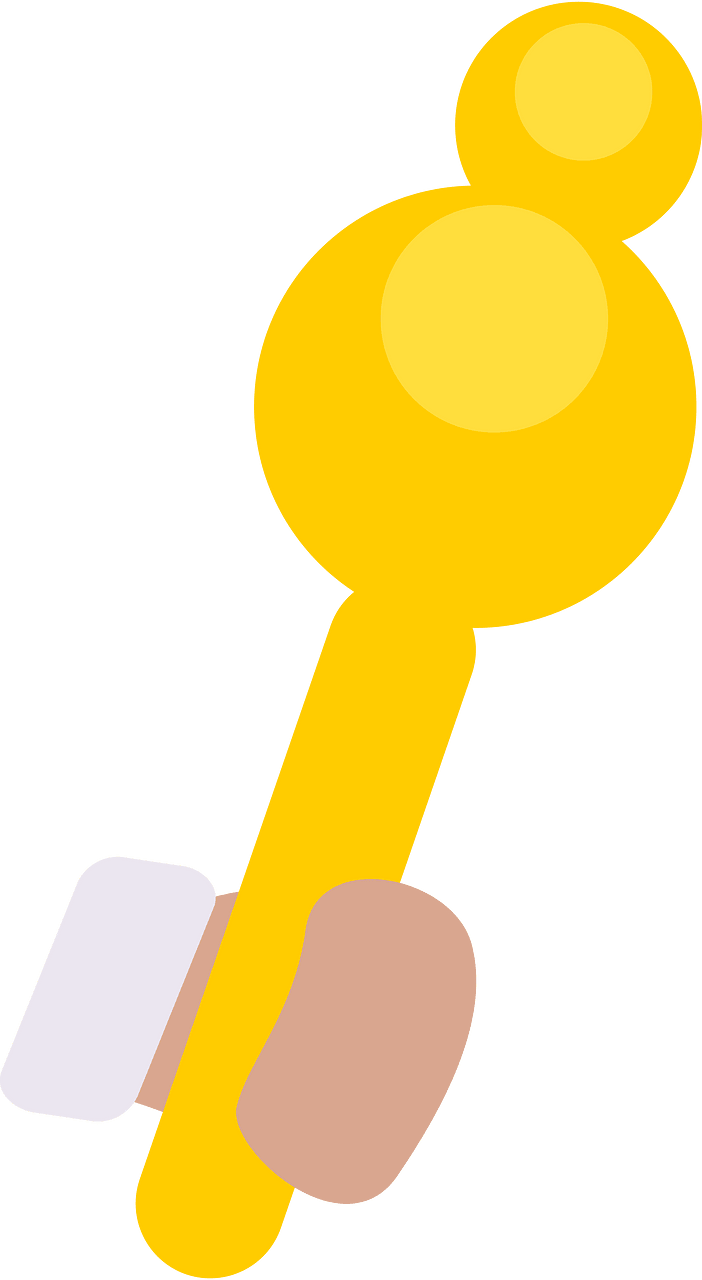 Yellow wand  hand