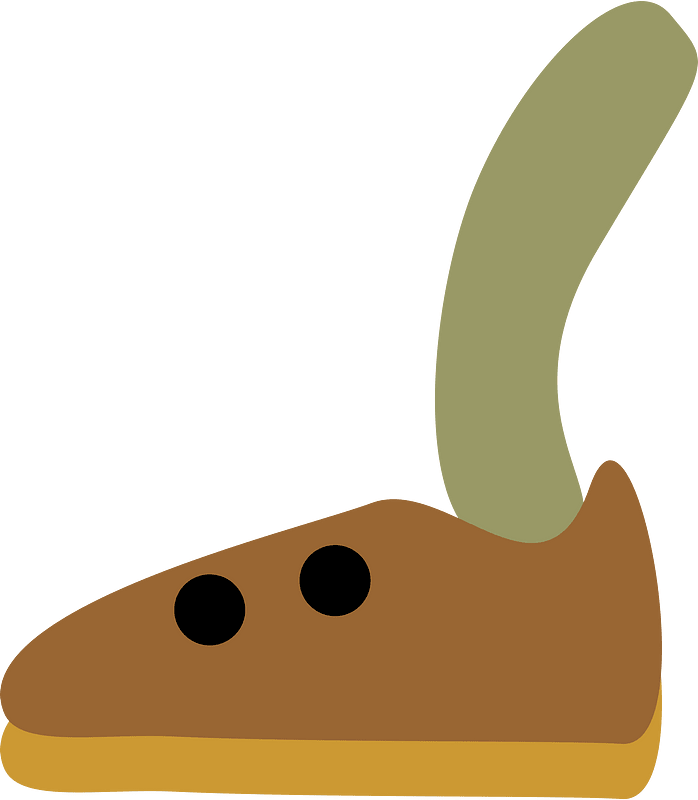 Brown shoe grey leg left