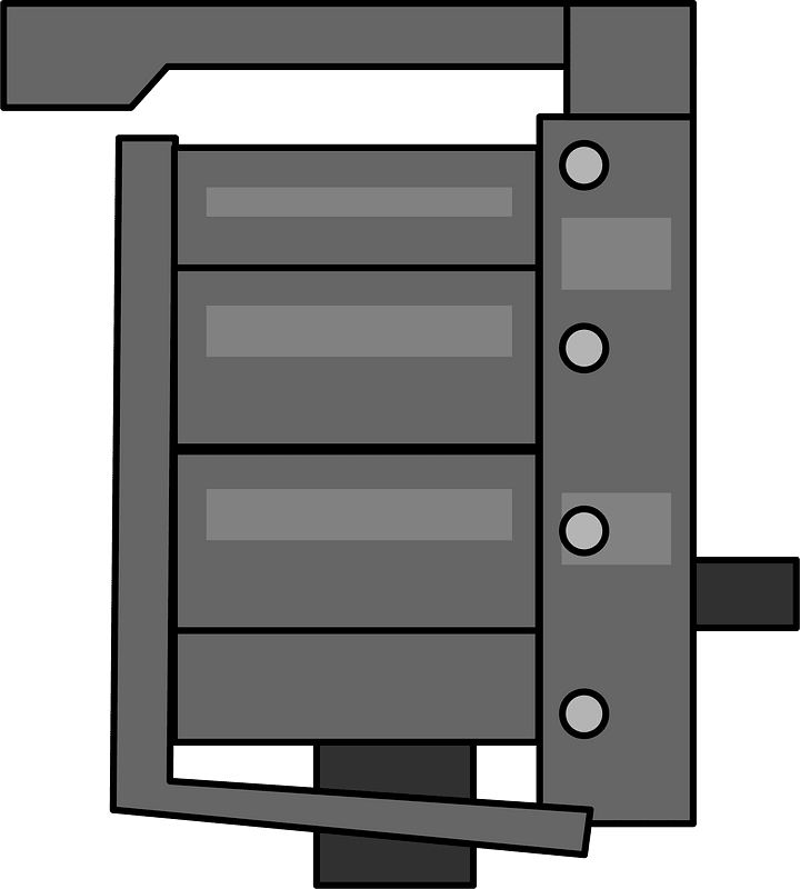 Dark grey gun cylinder