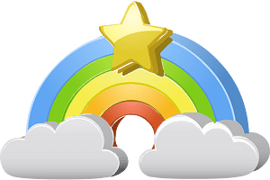 Rainbow star