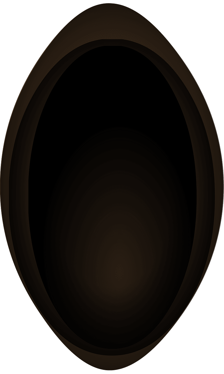 Black oval