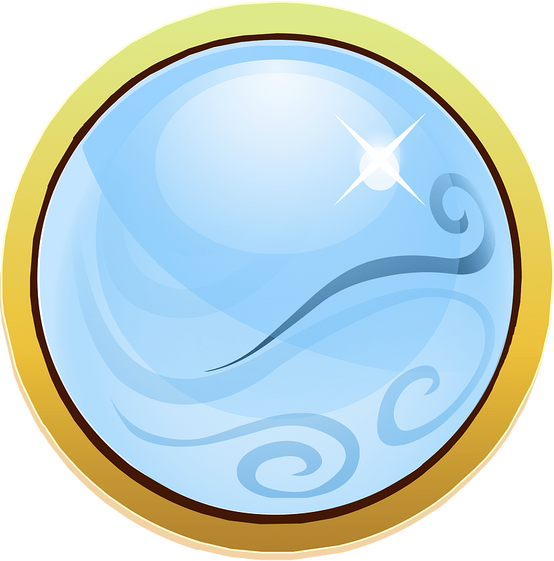 Blue outlined sphere