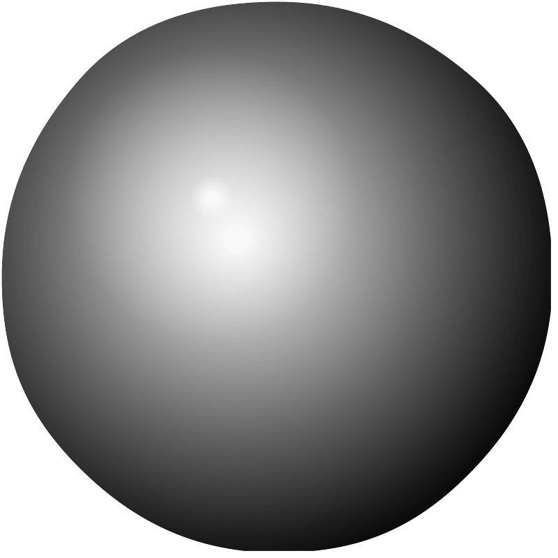 Grey sphere