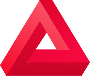 Red moebius triangle