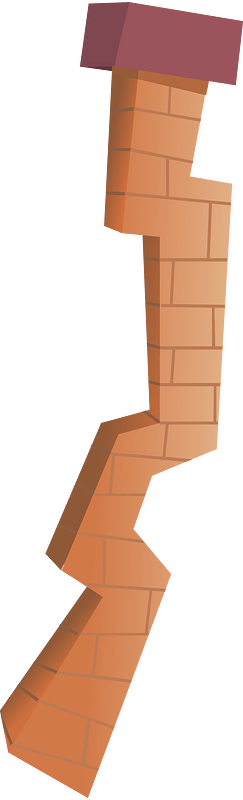 Red wacky chimney