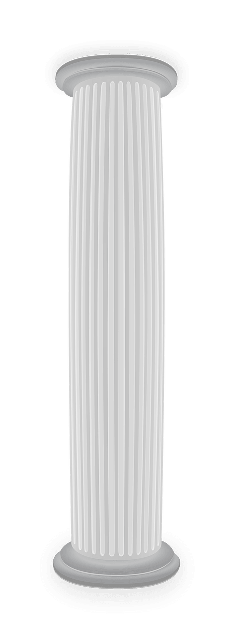 White pillar