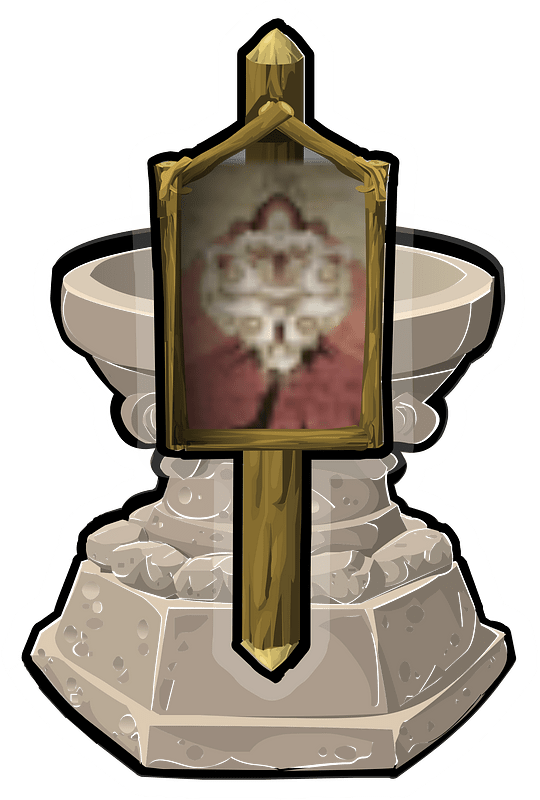 Fantasy shrine fountain