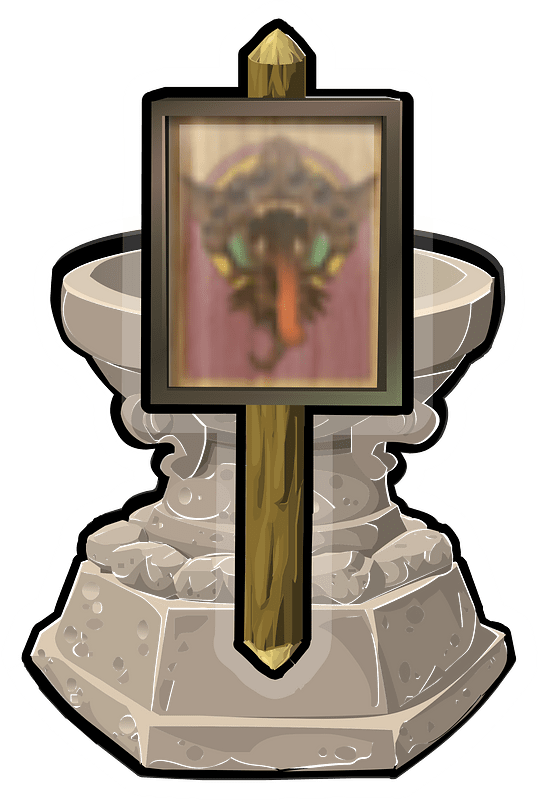 Fantasy shrine fountain