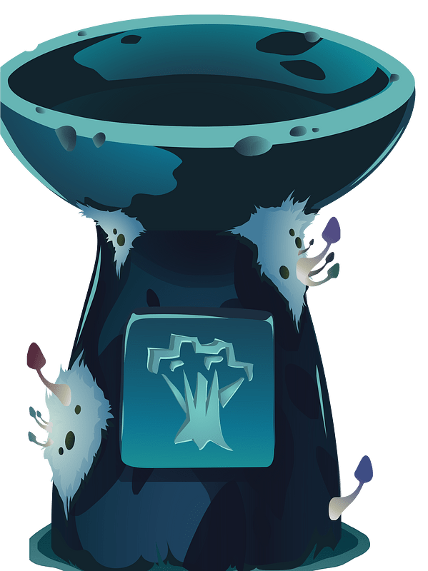 Fantasy shrine fountain