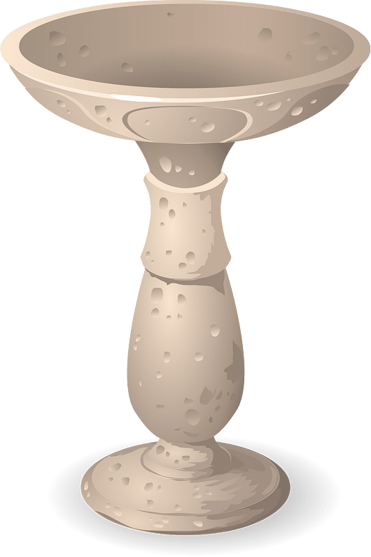 White fountain