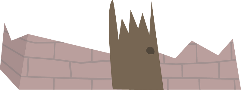 Broken fantasy house piece