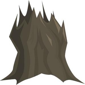 Brown trunk fantasy house