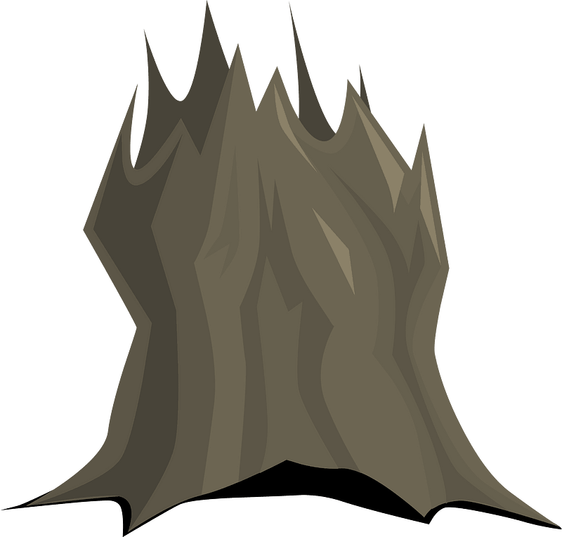 Brown trunk fantasy house