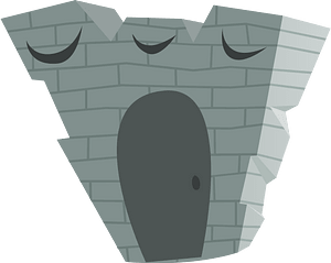 Grey wacky fantasy house