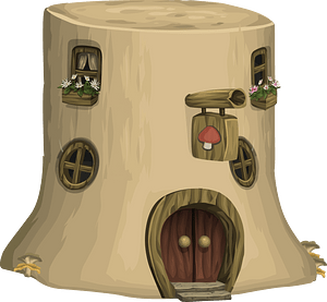 Mushroom fantasy building