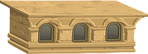 Stackable apartment building top