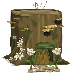 Tree fantasy house