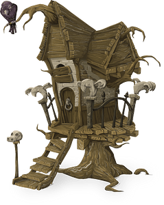Wooden wacky house