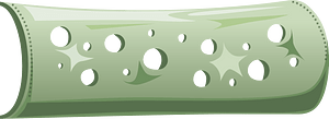 Green pipe front