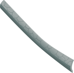 Grey bent pipe