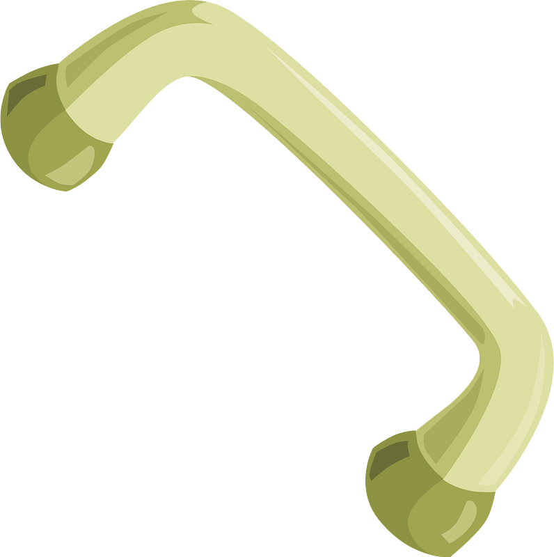 Light green bent pipe