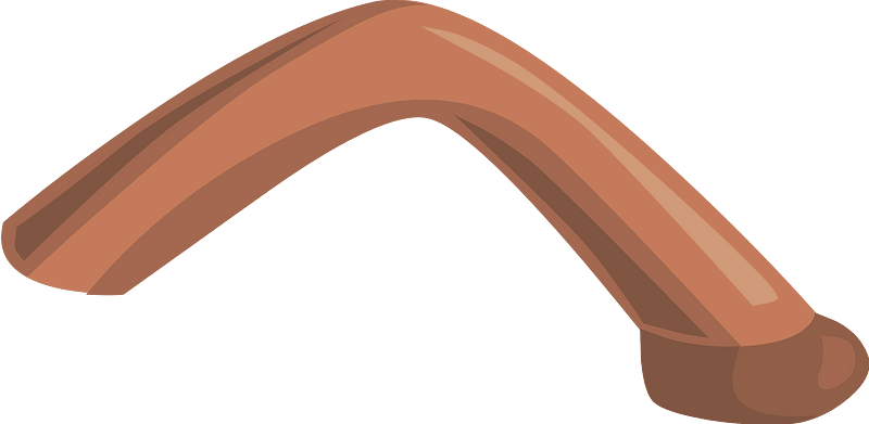 Orange bent pipe