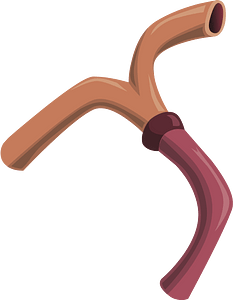 Orange bent pipe