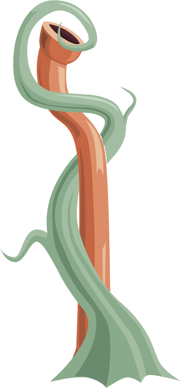 Orange bent pipe