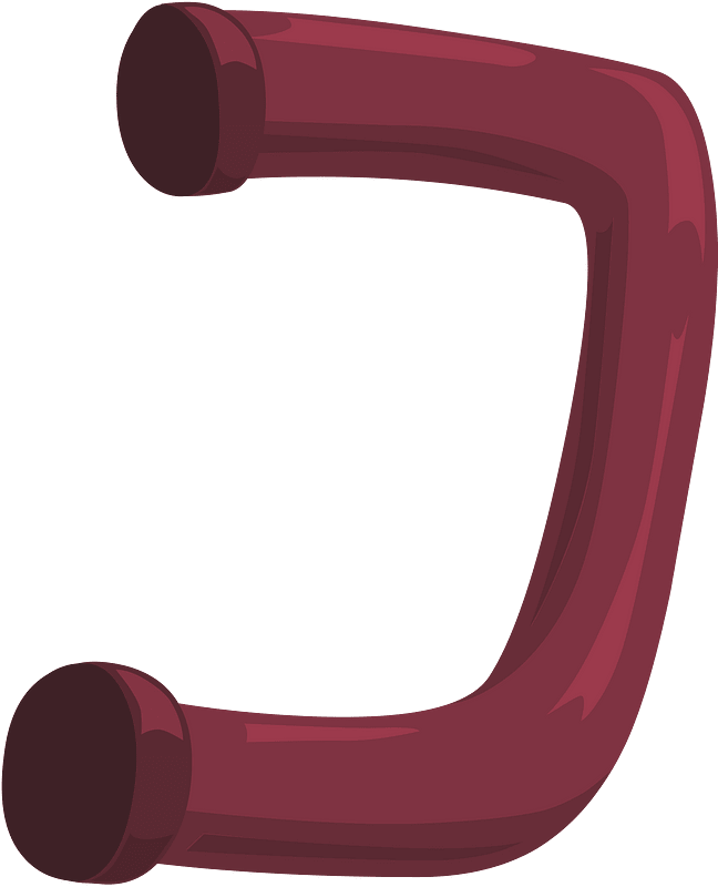 Red bent pipe