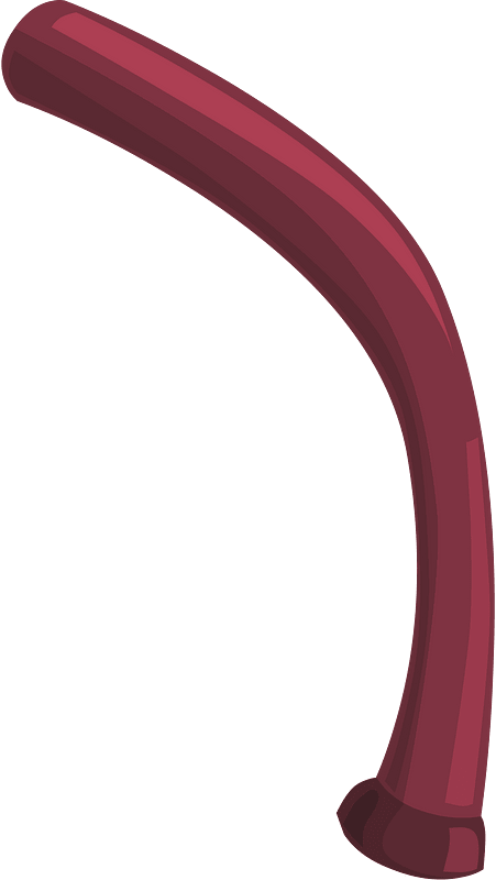 Red bent pipe