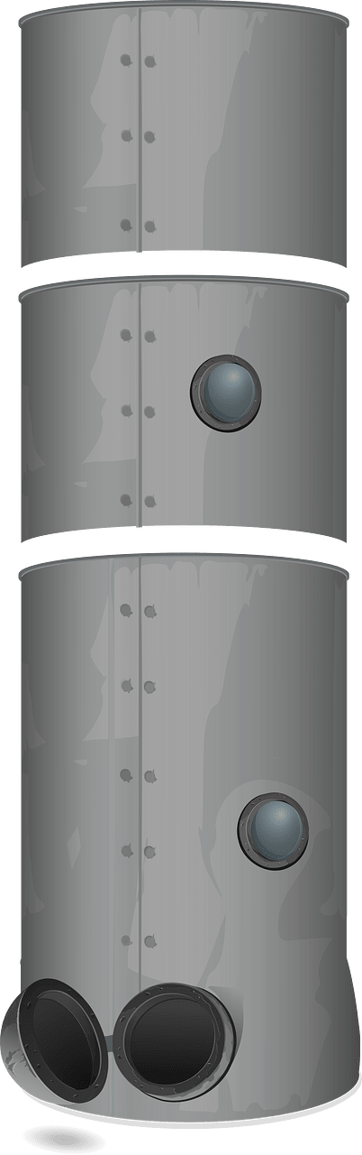 Crashed spaceship pillar