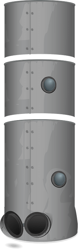 Crashed spaceship pillar