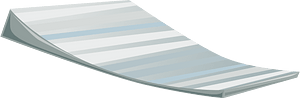Grey metal platform