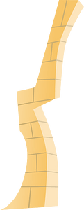 Orange fantasy tower