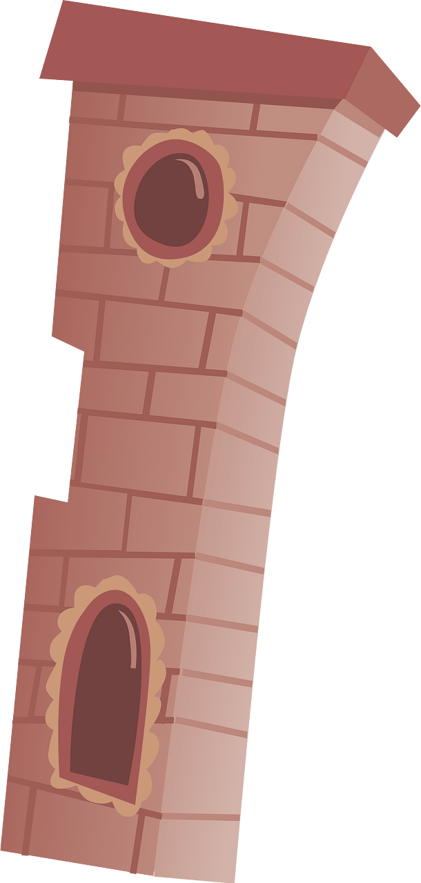 Red fantasy tower