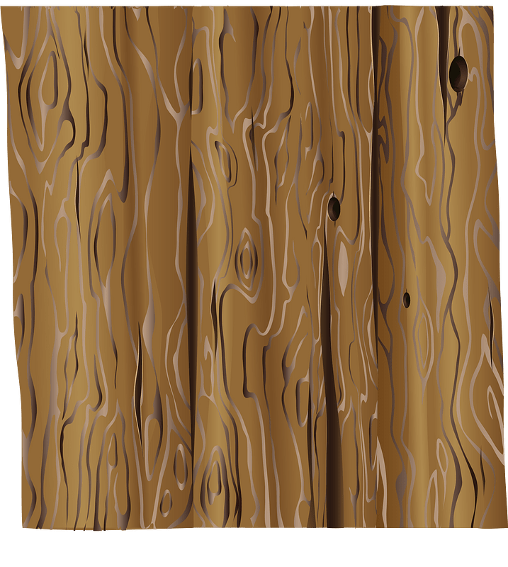 Vertical brown wooden wall