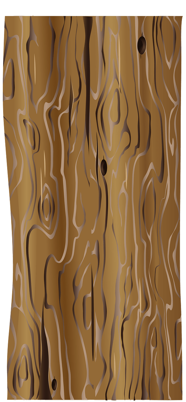 Vertical brown wooden wall