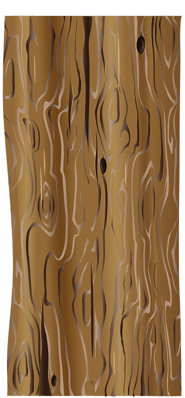 Vertical brown wooden wall