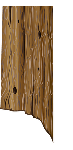 Vertical brown wooden wall