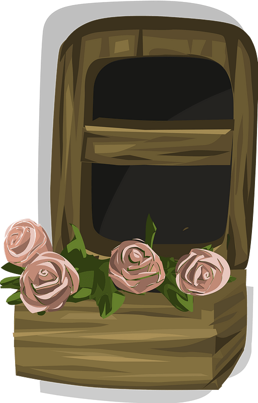 Wooden brown window