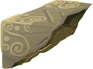 Mysterious cube fantasy artifact piece