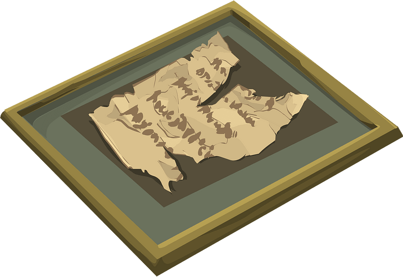Torn manuscript artifact